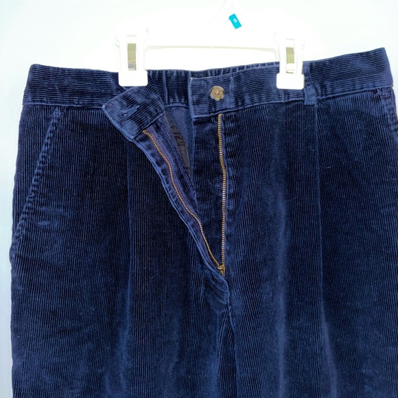 L.L. Bean Vintage Women's Dark Blue Corduroy Pants - Picture 5 of 6